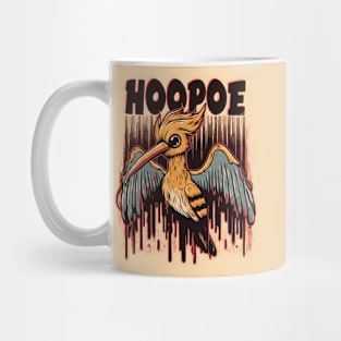 Hoopoe Spooky Design Mug